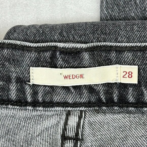 Levi's Icon Fit High Rise Premium Denim Washed Black - Picture 5 of 13